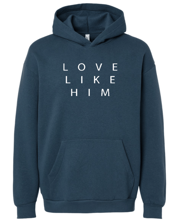 Custom Printed Apparel | Riverview Church - Love Like Him Embroidered Hoodie - Riverview Church - 17890