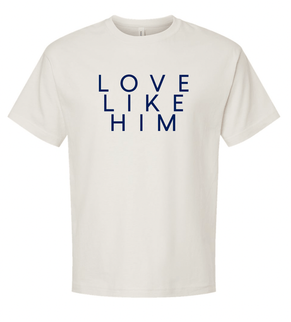 Custom Printed Apparel | Riverview Church - Love Like Him Heavyweight T-shirt (multiple color options) - Riverview Church - 17890