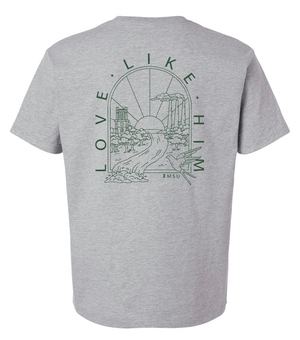 Custom Printed Apparel | Riverview Church - MSU Love Like Him Heavyweight T-shirt - Riverview Church - 17890