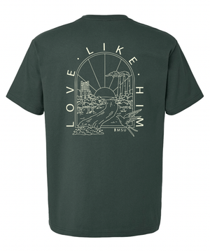 Custom Printed Apparel | Riverview Church - MSU Love Like Him Heavyweight T-shirt - Riverview Church - 17890