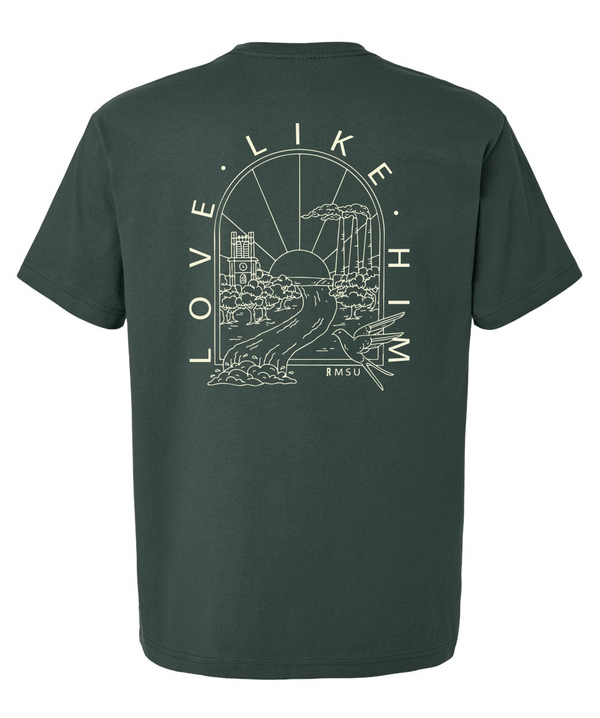 Custom Printed Apparel | Riverview Church - MSU Love Like Him Heavyweight T-shirt - Riverview Church - 17890