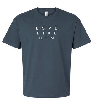 Custom Printed Apparel | Riverview Church - MSU Love Like Him Heavyweight T-shirt - Riverview Church - 17890
