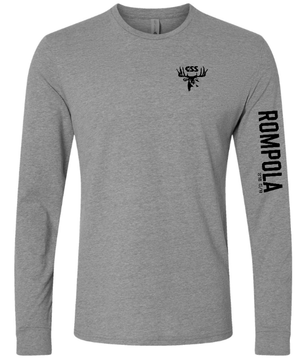 Custom Apparel - Screen Printing - Rompola Buck - Adult Unisex Long Sleeve T-Shirt "Rompola" Design - Rompola Buck - 14994