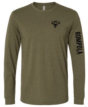 Custom Apparel - Screen Printing - Rompola Buck - Adult Unisex Long Sleeve T-Shirt "Rompola" Design - Rompola Buck - 14994