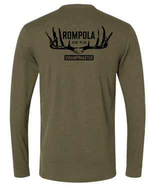 Custom Apparel - Screen Printing - Rompola Buck - Adult Unisex Long Sleeve T-Shirt "Rompola" Design - Rompola Buck - 14994
