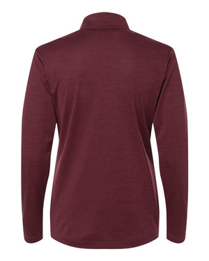 MYOI Allegan/Barry Fall Fundraiser Quarter Zip Maroon Melange back view