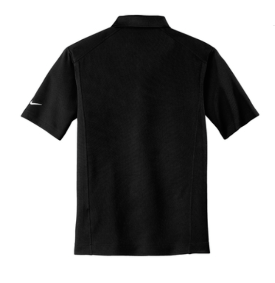 Custom Apparel - Screen Printing - Saranac Schools Staff Apparel - Men's Nike DriFIT Polo Black - Saranac Community Schools Staff Order - 16448