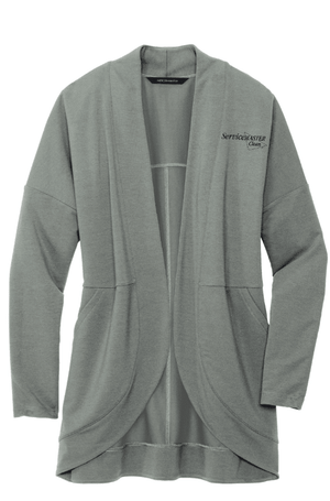 Custom Printed Apparel | ServiceMaster Clean | Women's Stretch Open Front Cardigan - ServiceMaster Clean on Demand