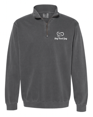 Custom Apparel - Screen Printing - Shef Food Guy - 1/4 Zip Sweatshirt - Shef Food Guy - 16095