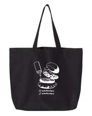 Custom Apparel - Screen Printing - Shef Food Guy - Jumbo Tote - Shef Food Guy - 16095