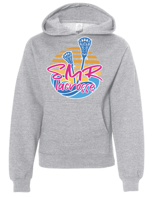 Custom Apparel - Screen Printing - SMR Lacrosse Hooded Sweatshirt - Hooded Sweatshirt - SMR Lacrosse - 14346
