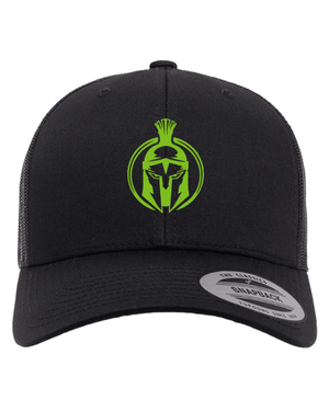 Custom Printed Apparel | Snapback Trucker Hat - Black | REACH Athletics - REACH Athletics