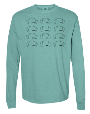 Custom Apparel - Screen Printing - South Lyon Ed. Foundation - Spring - Garment Dyed Heavyweight Long Sleeve T-Shirt (Multiple Options Available) - South Lyon Ed. Foundation - 17296
