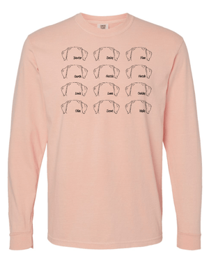Custom Apparel - Screen Printing - South Lyon Ed. Foundation - Spring - Garment Dyed Heavyweight Long Sleeve T-Shirt (Multiple Options Available) - South Lyon Ed. Foundation - 17296