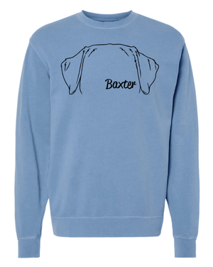 Custom Apparel - Screen Printing - South Lyon Ed. Foundation - Spring - Midweight Pigment Dyed Crewneck Sweatshirt - South Lyon Ed. Foundation - 17296
