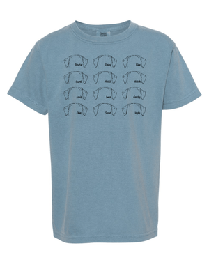 Custom Apparel - Screen Printing - South Lyon Ed. Foundation - Spring - Youth Garment Dyed Heavyweight T-Shirt (Multiple Options Available) - South Lyon Ed. Foundation - 17296