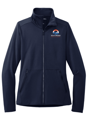 Custom Printed Apparel | Southridge Behavioral Hospital - Ladies Stretch Fleece Full Zip *Multiple Color Options* - Southridge Behavioral Hospital OD