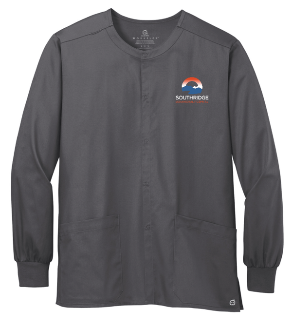 Custom Printed Apparel | Southridge Behavioral Hospital - Wink Unisex Scrub Jacket - Southridge Behavioral Hospital OD