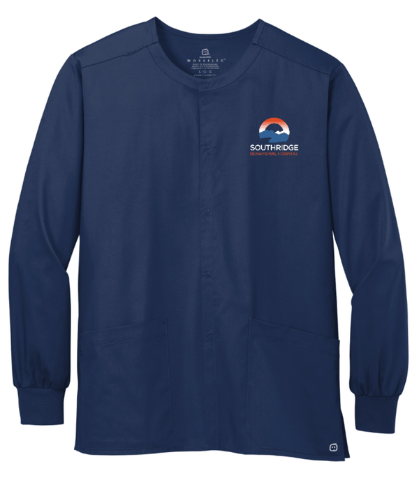 Custom Printed Apparel | Southridge Behavioral Hospital - Wink Unisex Scrub Jacket - Southridge Behavioral Hospital OD