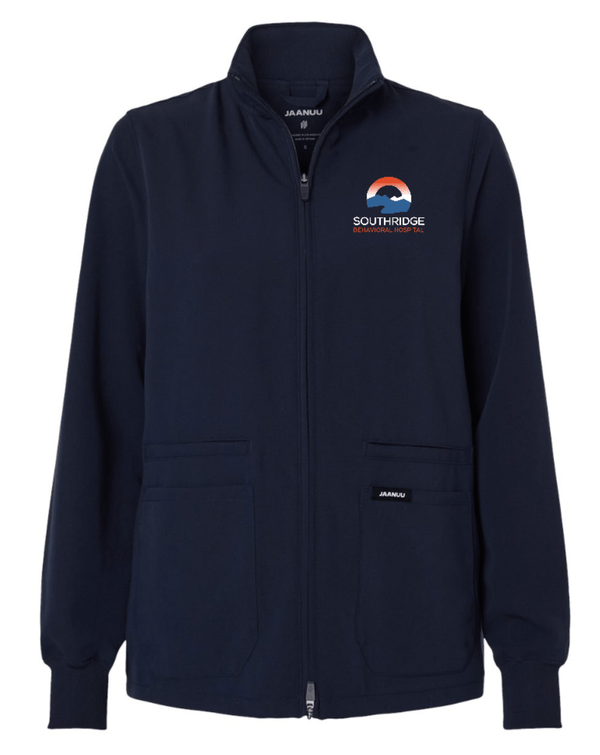 Custom Printed Apparel | Southridge Behavioral Hospital - Women's Jaanuu Scrub Jacket - Southridge Behavioral Hospital OD