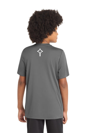 St. Patrick Basketball 2026 T-Shirt Dark Smoke Grey back view