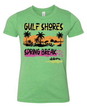 Custom Apparel - Screen Printing - Spring Break 2025 - Youth TriBlend T-Shirt - Spring Break 2025 - 17334