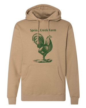 Custom Apparel - Screen Printing - Spring Creek Farm Hooded Sweatshirt - Spring Hill Farm - 17060