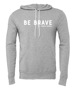 Custom Apparel - Screen Printing - St. Joseph Catholic School - Adult Fleece Hoodie (Black/ Grey) - St. Joesph Catholic School Fall 2024 - 16608