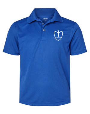 Custom Apparel - Screen Printing - St. Joseph Catholic School - Youth Performance Polo - St. Joesph Catholic School Fall 2024 - 16608