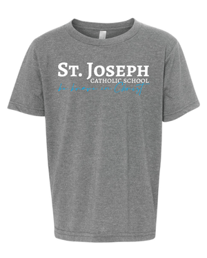 Custom Apparel - Screen Printing - St. Joseph Catholic School - Youth T-Shirt (Be Brave in Christ) - St. Joesph Catholic School Fall 2024 - 16608