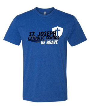 Custom Apparel - Screen Printing - St. Joseph - Fall 2023 - Adult Royal T-Shirt - T-shirt - St. Joseph - Fall 2023 - 14785