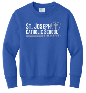 Custom Printed Apparel | St. Joseph Fall 2025 - Youth Fleece Crewneck - St.Joseph Fall 2025 - 18144