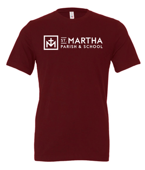 Custom Printed Apparel | St. Martha Fall 2025 - Adult T-Shirt Word and Sacrament Design (MULTIPLE COLOR OPTIONS) - St. Martha F25 - 18497