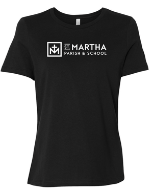 Custom Printed Apparel | St. Martha Fall 2025 - Women's T-Shirt Word and Sacrament Design (MULTIPLE COLOR OPTIONS) - St. Martha F25 - 18497