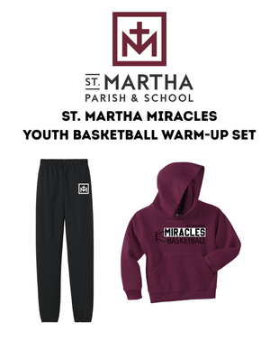 Custom Printed Apparel | St. Martha Youth Basketball Warm - Up Set - St. Martha F23 Basketball Set - 18631