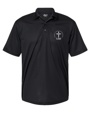 Custom Apparel - Screen Printing - St. Mary Catholic School - Men's Performance Polo (Hunter Green/ Blue/ Black/ Red) - St. Mary Catholic School - 16631