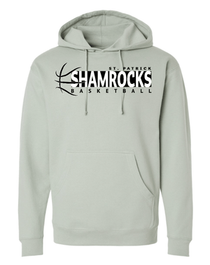 Custom Apparel - Screen Printing - St. Patrick Basketball 2024 - Midweight Hooded Sweatshirt - St. Patrick Basketball 2024 - 16802