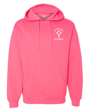 Custom Apparel - Screen Printing - St. Patrick Campus Ministry - Adult Midweight Hoodie (Multiple Color Options Available) - St. Patrick Campus Ministry - 16713