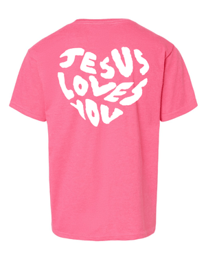 Custom Apparel - Screen Printing - St Patrick Campus Ministry - Pink Youth T-shirt - St. Patrick Campus Ministry - 15032