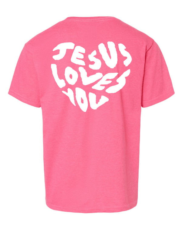 Custom Apparel - Screen Printing - St Patrick Campus Ministry - Pink Youth T-shirt - St. Patrick Campus Ministry - 15032