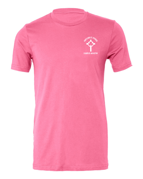 Custom Apparel - Screen Printing - St. Patrick Campus Ministry - Unisex Adult T-Shirt - St. Patrick Campus Ministry - 15032