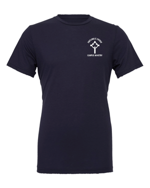 Custom Apparel - Screen Printing - St. Patrick Campus Ministry - Unisex Adult T-Shirt - St. Patrick Campus Ministry - 15032