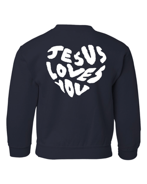 Custom Apparel - Screen Printing - St. Patrick Campus Ministry - Youth Crewneck Sweatshirt - St. Patrick Campus Ministry - 15032