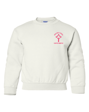 Custom Apparel - Screen Printing - St. Patrick Campus Ministry - Youth Crewneck Sweatshirt - St. Patrick Campus Ministry - 15032