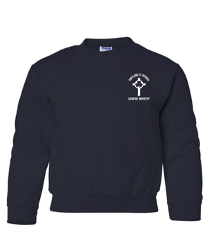 Custom Apparel - Screen Printing - St. Patrick Campus Ministry - Youth Heavy Blend Sweatshirt (Multiple Color Options Available) - St. Patrick Campus Ministry - 16713