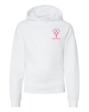Custom Apparel - Screen Printing - St. Patrick Campus Ministry - Youth Midweight Hoodie - St. Patrick Campus Ministry - 15032