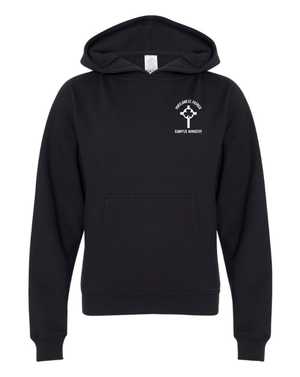 Custom Apparel - Screen Printing - St. Patrick Campus Ministry - Youth Midweight Hoodie - St. Patrick Campus Ministry - 15032