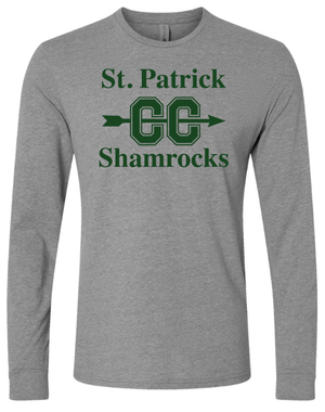 Custom Apparel - Screen Printing - St. Patrick Cross Country 2023 - Long - sleeve T-shirt - Long Sleeve - St. Patrick Cross Country 2023