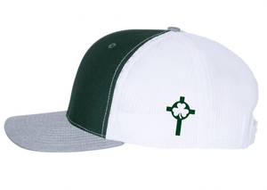 Custom Apparel - Screen Printing - St. Patrick Football Fall 2023 - Trucker Hat - Hat - St. Patrick Football Fall 2023 - 14495