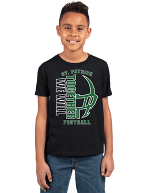 Custom Apparel - Screen Printing - St. Patrick Football Fall 2023 - Youth T-Shirt - Youth T-shirt - St. Patrick Football Fall 2023 - 14495